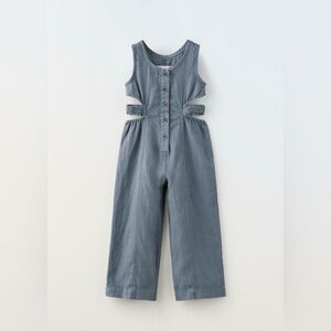 ZARA Cut Out Jumpsuit With Buttons